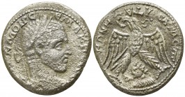 Seleucis and Pieria. Emisa. Macrinus AD 217-218. Tetradrachm AR