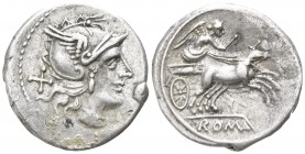 Anonymous 189-180 BC. Rome. Denar AR