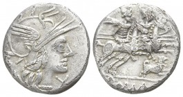 C. Antestius 146 BC. Rome. Denar AR