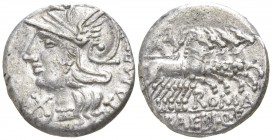 M. Baebius Q.f. Tampilus.  137 BC. Rome. Denar AR