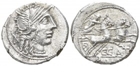 C. Porcius Cato 123 BC. Rome. Denar AR