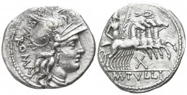 M. Tullius 119 BC. Rome. Denar AR