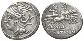 L. Appuleius Saturninus 104 BC. Rome. Denar AR