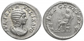 Julia Domna, wife of Septimius Severus AD 193-211. Rome. Antoninian AR