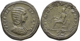 Julia Domna, wife of Septimius Severus AD 193-211. Rome. Sestertius Æ