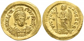 Anastasius I  AD 491-518. Constantinople. Solidus AV