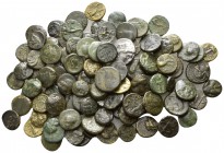 Lot of circa 100 greek bronze coins / SOLD AS SEEN, NO RETURN!