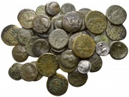 Lot of circa 40 greek coins / SOLD AS SEEN, NO RETURN!