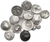 Lot of 15 celtic silver coins / SOLD AS SEEN, NO RETURN!
