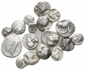 Lot of 17 greek silver coins / SOLD AS SEEN, NO RETURN!