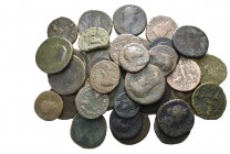 Lot of circa 50 roman bronze coins / SOLD AS SEEN, NO RETURN!