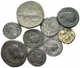 Lot of 9 roman imperial coins / SOLD AS SEEN, NO RETURN!