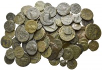 Lot of circa 80 ancient bronze coins / SOLD AS SEEN, NO RETURN!