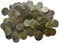 Lot of circa 100 late roman coins / SOLD AS SEEN, NO RETURN!