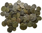 Lot of circa 80 late roman coins / SOLD AS SEEN, NO RETURN!