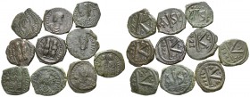 Lot of 10 byzantine coins / SOLD AS SEEN, NO RETURN!