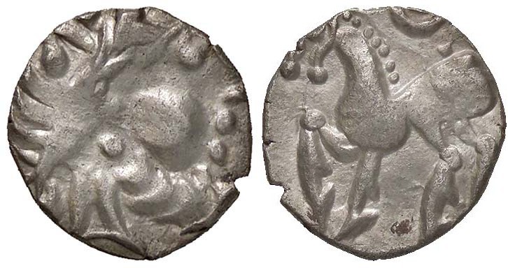 CELTI - EUROPA CENTRALE - Celti del Danubio - Dracma - Testa di Zeus stilizzata ...