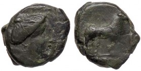 GRECHE - SICILIA - Nacona - AE 13 - Testa femminile a d. /R Capra a d., sopra globetto Mont. 4549 (AE g. 2,67) Ex Inasta 22, lotto 133
BB
