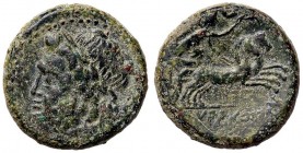 GRECHE - SICILIA - Siracusa - Dominio romano (212 a.C.) - AE 23 - Testa di Zeus a s. /R Nike su biga al galoppo a d. Mont. 5332; S. Ans. 1066 (AE g. 1...
