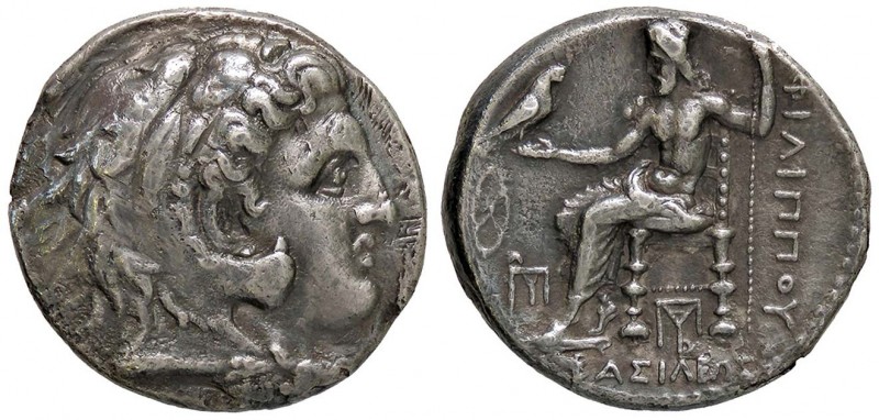 GRECHE - RE DI MACEDONIA - Filippo III (323-317 a.C.) - Tetradracma (Babilonia) ...
