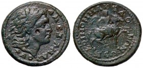 GRECHE - RE DI MACEDONIA - Dominazione romana (dopo il 158 a.C.) - AE 25 - Testa a d. /R Cavaliere a d. S. Cop. 1365 (AE g. 11,29)
BB-SPL