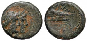 GRECHE - PHOENICIA - Arado - AE 17 - Teste di Zeus e Hera a d. /R Prua a s. Sear 6004 (AE g. 4,59)
qBB