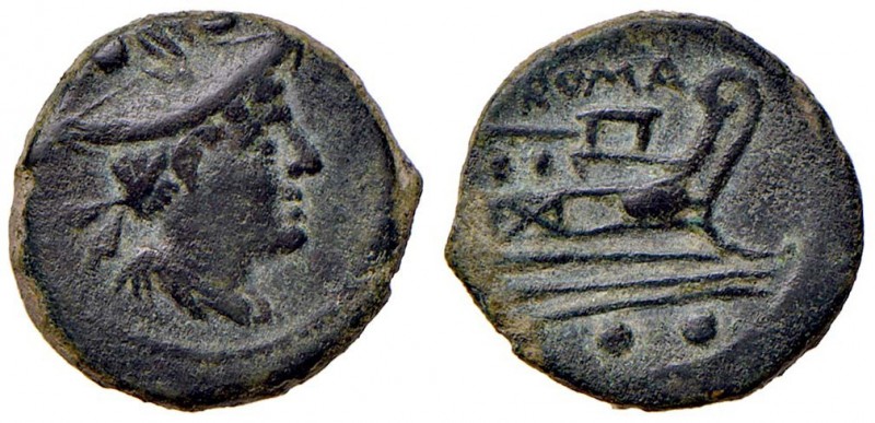 ROMANE REPUBBLICANE - ANONIME - Monete senza simboli (dopo 211 a.C.) - Sestante ...