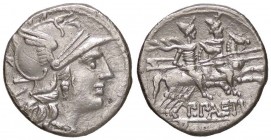 ROMANE REPUBBLICANE - AELIA - P. Aelius Paetus (138 a.C.) - Denario - Testa di Roma a d. /R I Dioscuri a cavallo verso d. B. 3; Cr. 233/1 (AG g. 3,48)...