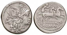 ROMANE REPUBBLICANE - CORNELIA - P. Cornelius Sulla (151 a.C.) - Denario - Testa di Roma a d. /R La Vittoria su biga verso d. B. 1; Cr. 205/1 (AG g. 3...