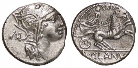 ROMANE REPUBBLICANE - JUNIA - D. Junius Silanus L. f. (91 a.C.) - Denario - Testa di Roma a d. /R La Vittoria su biga a d. B. 16; Cr. 337/3v (AG g. 3,...