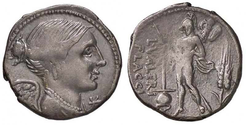 ROMANE REPUBBLICANE - VALERIA - C. Valerius C. f. Flaccus (140 a.C.) - Denario -...