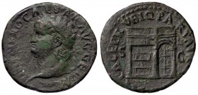 ROMANE IMPERIALI - Nerone (54-68) - Asse - Testa laureata a s. /R Tempio di Giano con porta a s. C. 168 (AE g. 8,93)
BB