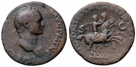 ROMANE IMPERIALI - Vespasiano (69-79) - Asse - Testa laureata a s. /R Tito e Domiziano a cavallo a d. RIC 391 (AE g. 8,77)
meglio di MB