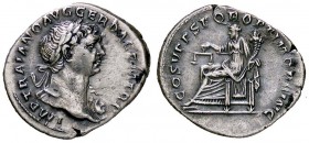ROMANE IMPERIALI - Traiano (98-117) - Denario - Testa laureata a d. /R L'Equità seduta a s. con bilancia e cornucopia C. 86 (AG g. 3)
qSPL/SPL