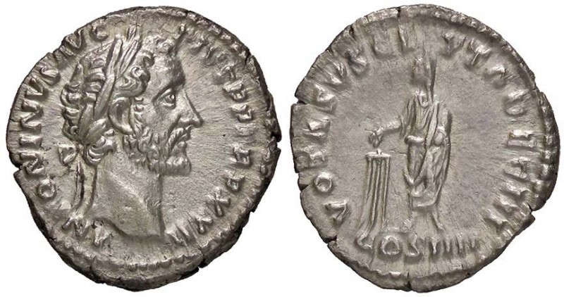 ROMANE IMPERIALI - Antonino Pio (138-161) - Denario - Testa laureata a d. /R Ant...