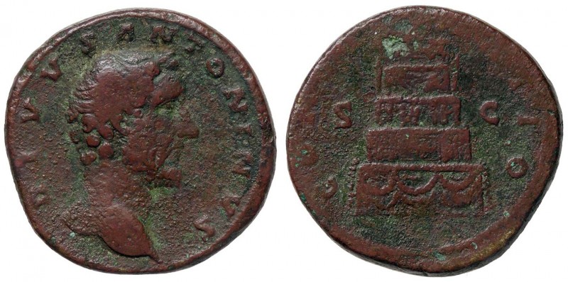 ROMANE IMPERIALI - Antonino Pio (138-161) - Sesterzio - Testa laureata a d. /R P...