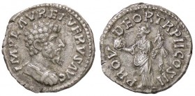 ROMANE IMPERIALI - Lucio Vero (161-169) - Denario - Testa a d. /R La Provvidenza stante a s. con globo e cornucopia C. 155; RIC 482 (AG g. 3,4)
SPL