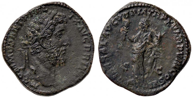 ROMANE IMPERIALI - Commodo (177-192) - Sesterzio - Testa laureata a d. /R La Lib...