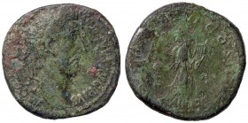 ROMANE IMPERIALI - Commodo (177-192) - Sesterzio - Testa laureata a d. /R Apollo stante a s. con patera e lira (AE g. 24,29)
meglio di MB