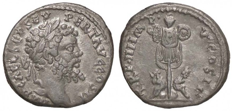 ROMANE IMPERIALI - Settimio Severo (193-211) - Denario - Testa laureata a d. /R ...
