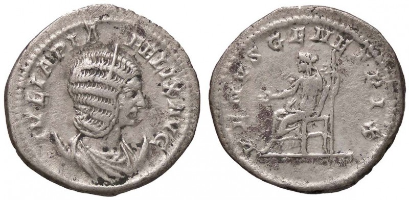 ROMANE IMPERIALI - Giulia Domna (moglie di S. Severo) - Antoniniano - Busto diad...