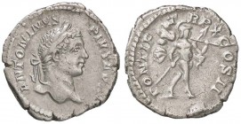 ROMANE IMPERIALI - Caracalla (198-217) - Denario - Testa laureata a d. /R Marte andante a d. con lancia e trofeo C. 431; RIC 88 (AG g. 3,35)
bel BB