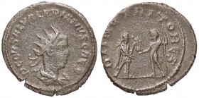 ROMANE IMPERIALI - Salonino (260) - Antoniniano - Busto radiato e drappeggiato a d. /R Giove con scettro stante a s. porge una Vittoria a Salonino di ...