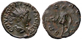 ROMANE IMPERIALI - Tetrico II (270-273) - Antoniniano - Busto radiato e drappeggiato a d. /R La Speranza andante a s. con un fiore e si alza la veste ...