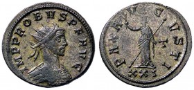 ROMANE IMPERIALI - Probo (276-282) - Antoniniano - Busto radiato e corazzato a d. /R La Pace stante a s. con ramo d'ulivo e scettro (MI g. 3,65)
SPL