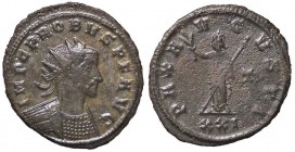 ROMANE IMPERIALI - Probo (276-282) - Antoniniano - Busto radiato, drappeggiato e corazzato a d. /R La Pace stante a s. con ramo d'ulivo e scettro (MI ...