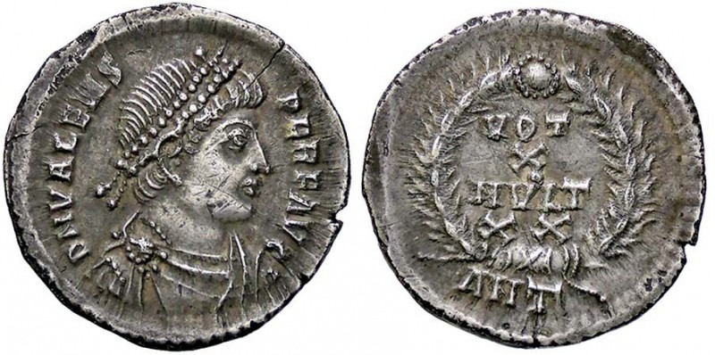 ROMANE IMPERIALI - Valente (364-378) - Siliqua (Antiochia) - Busto diademato e d...