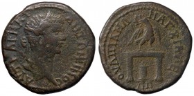 ROMANE PROVINCIALI - Caracalla (198-217) - AE 28 (Anchialus - Tracia) - Busto laureato e drappeggiato a d. /R Aquila su altare (AE g. 15,58)
qBB