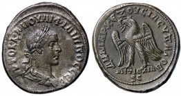 ROMANE PROVINCIALI - Filippo II (247-249) - Tetradracma - Busto laureato e corazzato a d. /R Aquila ad ali aperte a s., con corona nel becco (AG g. 12...