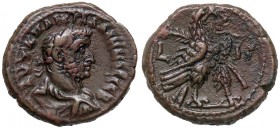 ROMANE PROVINCIALI - Gallieno (253-268) - Tetradracma (Alessandria) - Busto laureato e corazzato a d. /R Aquila a d. con corona nel becco e palma (MI ...